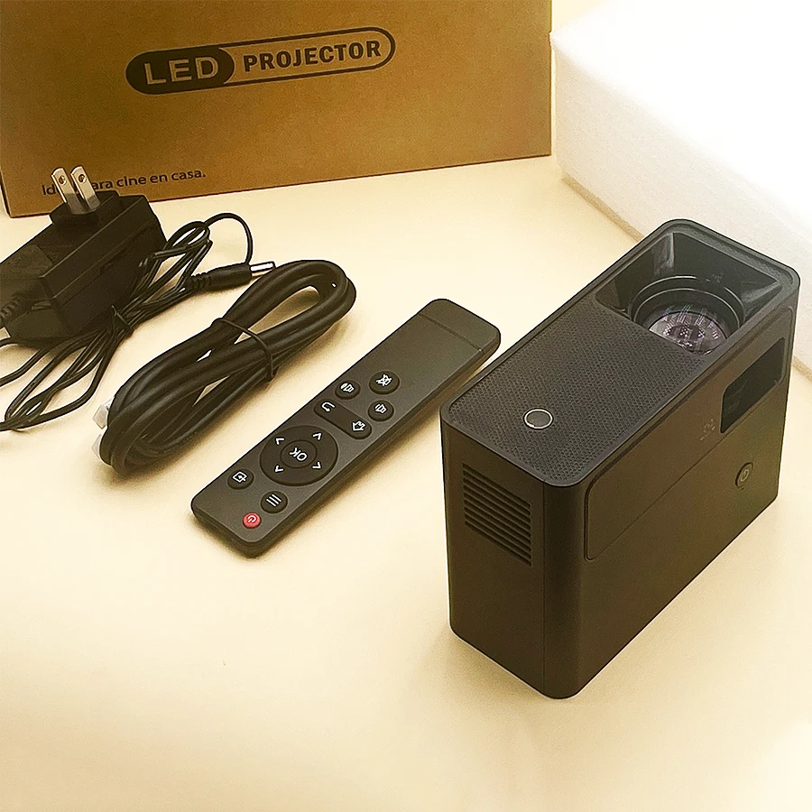 2025 New Android Upgrade Projector Home 1080P TV Bedroom Living Room Home Theater Mobile Screen Portable Projector