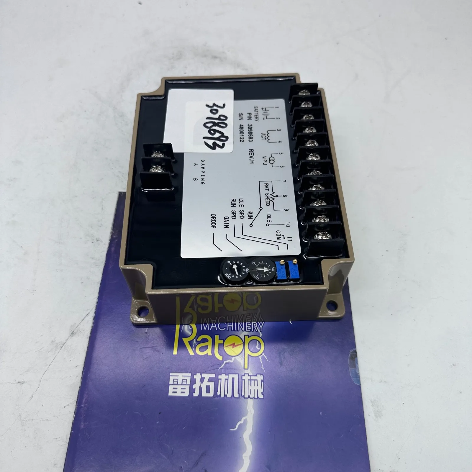 High Quality KTA38 KTA50 Speed Controller Governor 3098693