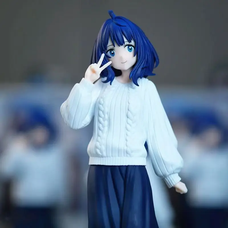 ฟิกเกอร์อนิเมะ ยานามิ อันนา โมเดล PVC ผมสีฟ้า ตุ๊กตาสะสมสาวน่ารัก ของเล่นสำหรับเด็กผู้หญิง ฟิกเกอร์แอคชั่น ของขวัญคริสต์มาส