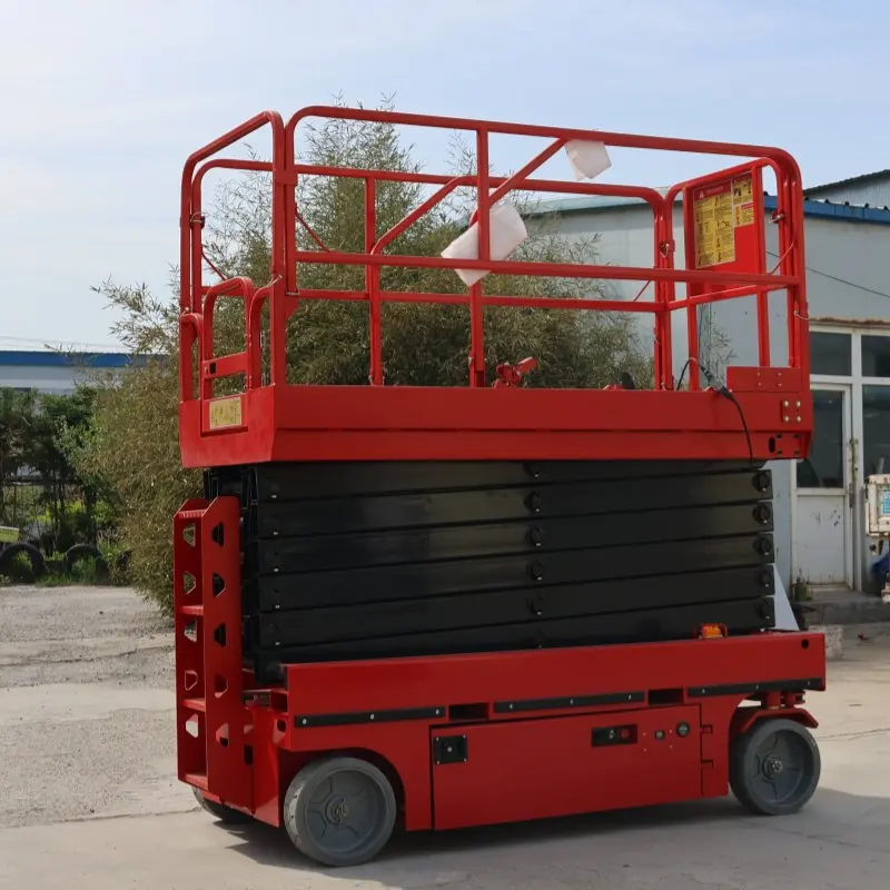 New Practical Scissor Lift Compact Mobile Scissor Work Platform with Easy Maneuverability
