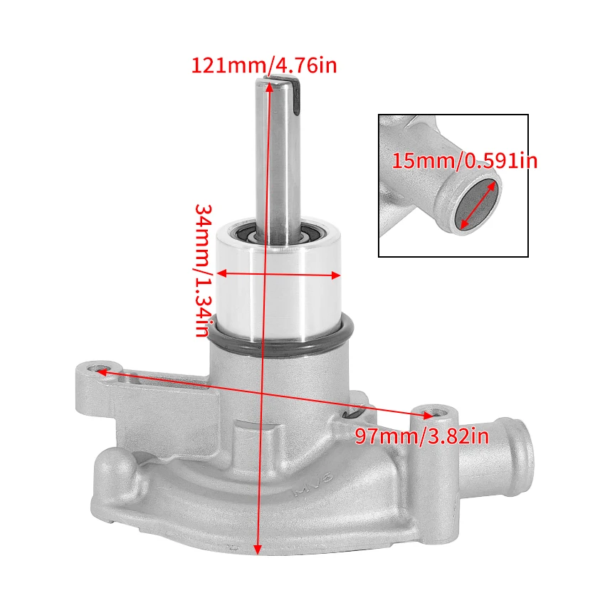 Motorcycle Water Pump Engine Radiator Pump for Honda CBR400 RR NC23 1987-1989 CBR400 RR NC29 1990-1994 - view 6