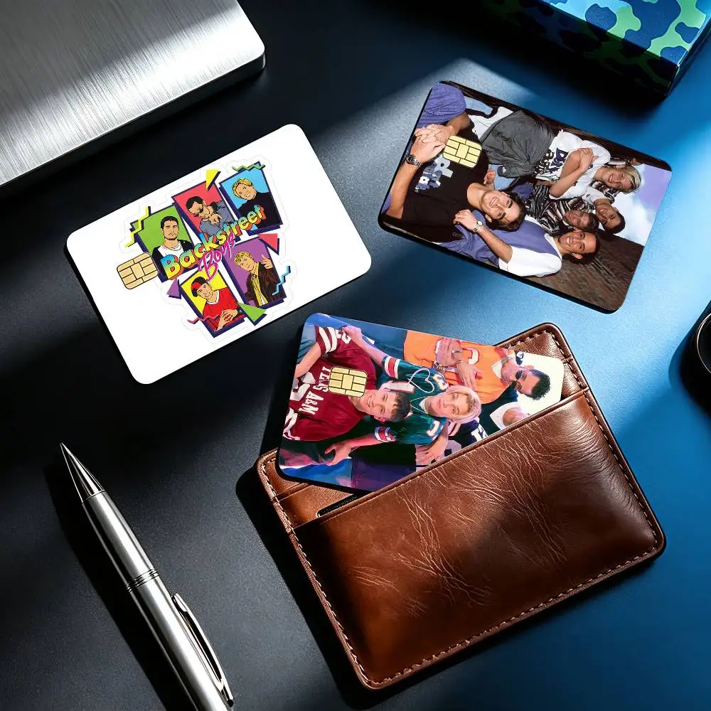 Vintage Music B-Backstreet Boy  4pcs 1Set Card Stickers Small Waterproof Chip 4PCS Card Sticker Anti-Scratch