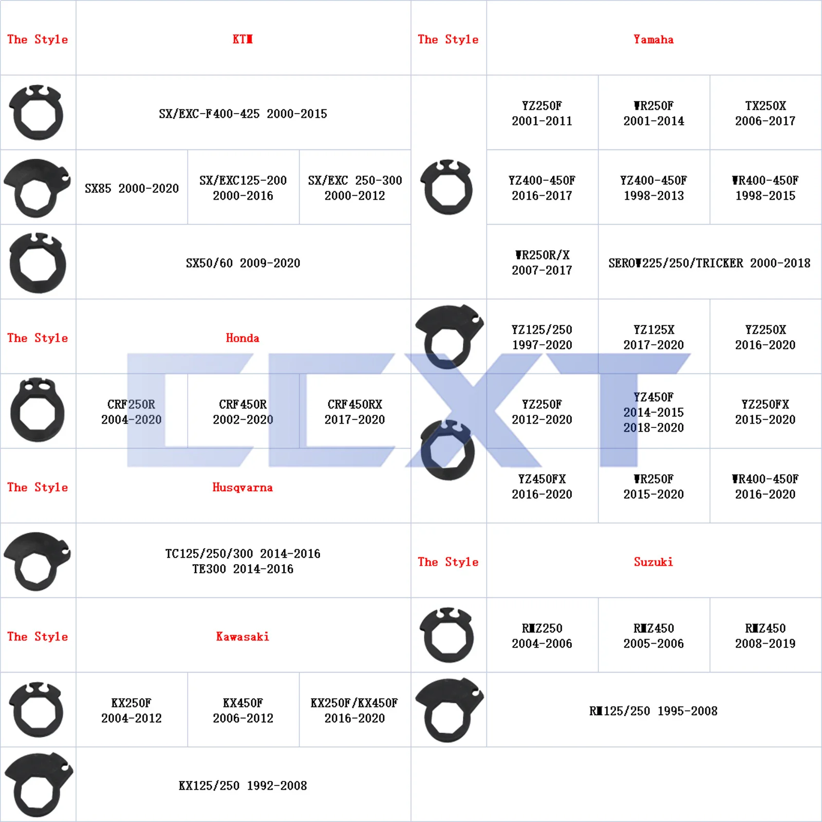 Poignée de moto Snap-on Cam pour Yamaha, Honda, Kawasaki, Suzuki, KTM D343, pièces universelles de guidon de vélo, 7/8 po, 22mm