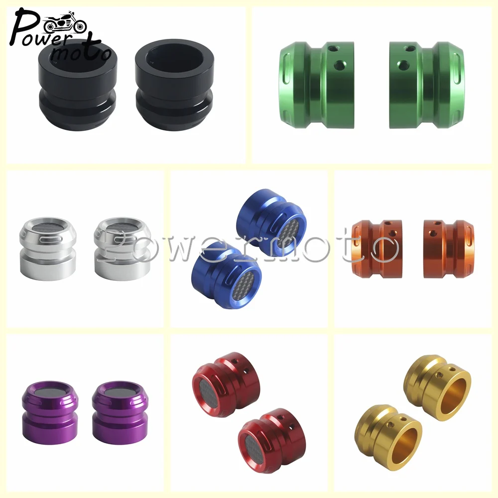 Motorcycle Front Axle Nut Caps For Harley Touring Softail FLSB Sport Glide Fat Boy FLSTFB Harley Touring Road King FLHR 8 Colors