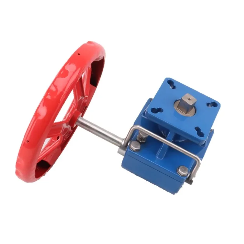 #Declutchable Manual Override Worm Gearbox Used for Pneumatic Actuator Price Hand Operation Manual Side Handwheel Ball Valve