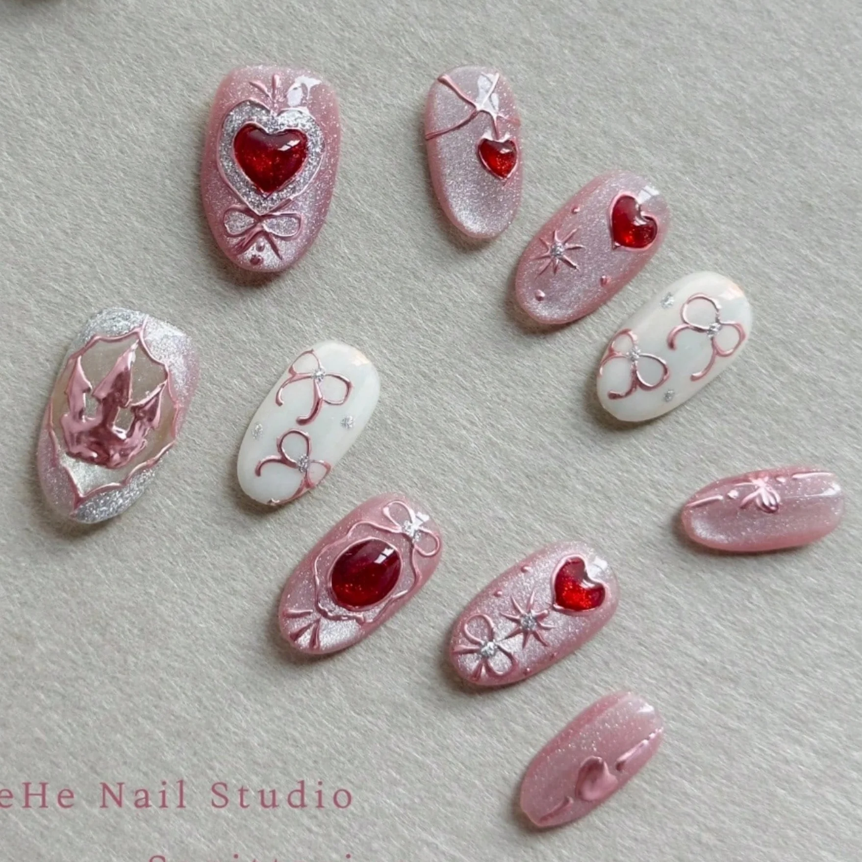 Dieci eleganti unghie finte ov - Nail Art Elegant recensione e prezzo