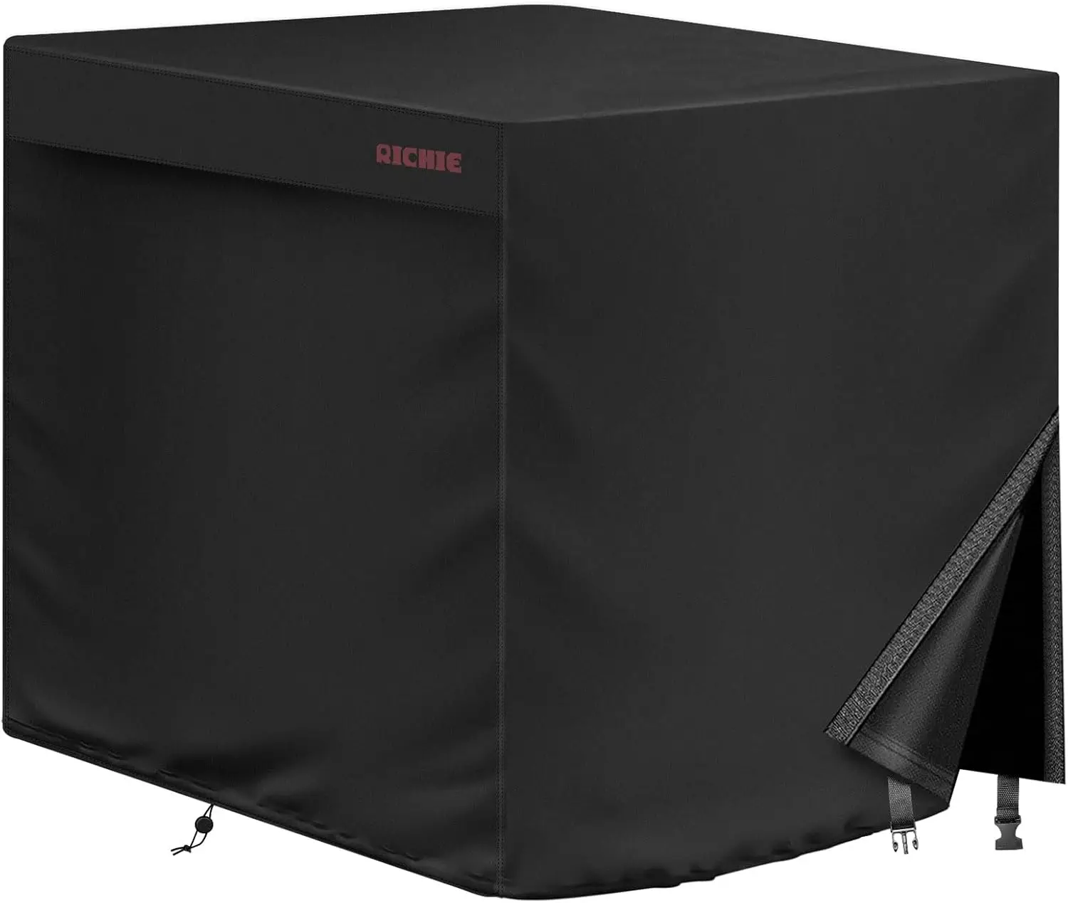 

Водонепроницаемый ветрозащитный чехол для наружных блоков кондиционеров, устойчивый к выцветанию и УФ-излучению, с эластичным краем, подходит для размеров до 30 дюймов (длина) x 30 дюймов (ширина) x 32 дюйма (высота), черный.