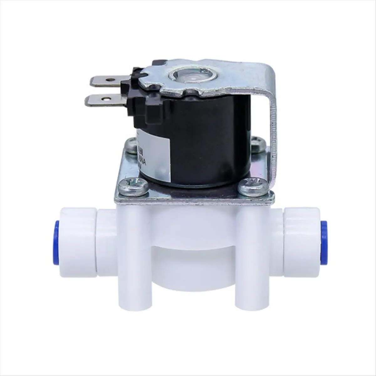 A24I 24V Inlet Solenoid Valve for Pure Water Machines, Water Purifiers, Reverse Osmosis Systems with 2-Point Quick Connect