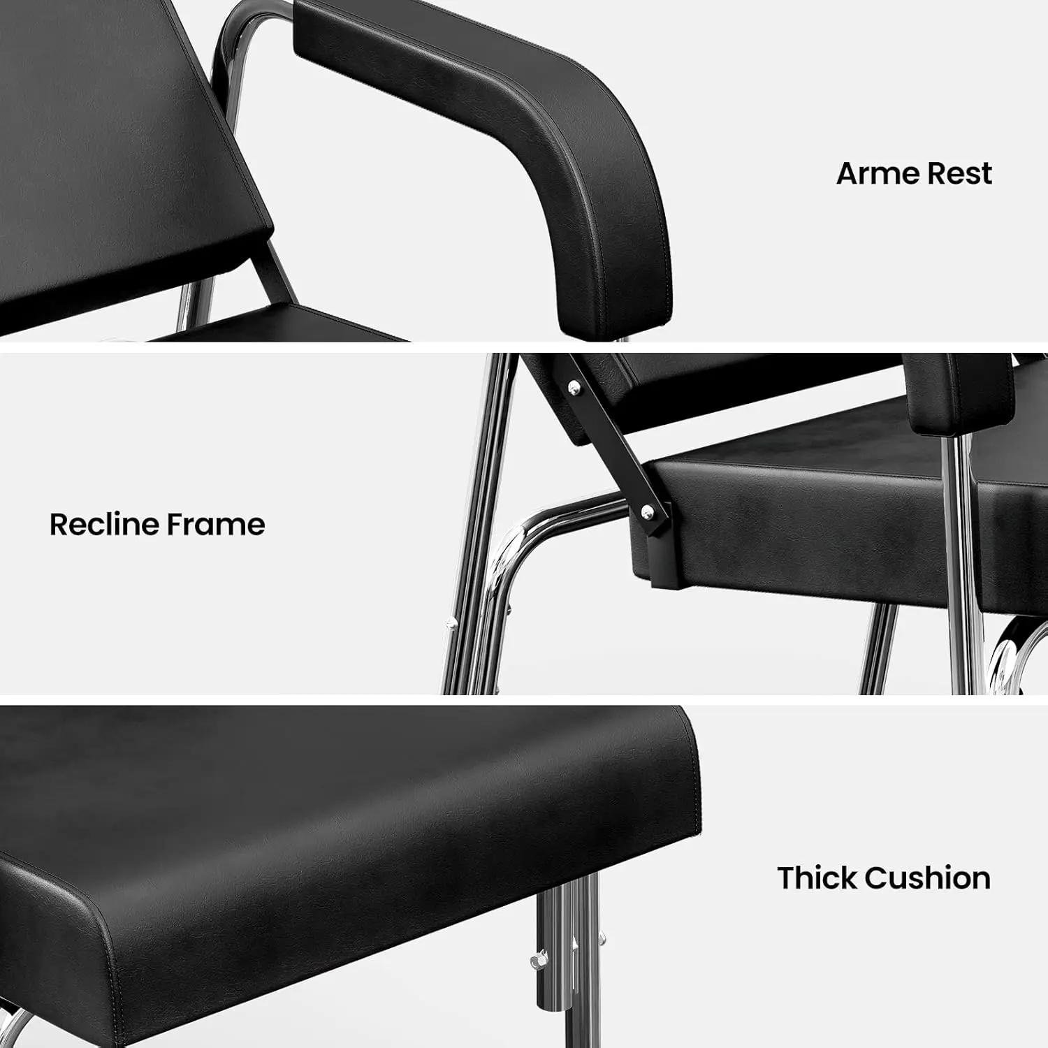 Chair for Salon, PVC Leather Hair Cutting Chairs Salon Barber Chair Hair Styling Chair for Hair Stylist Salon Beauty Equipment