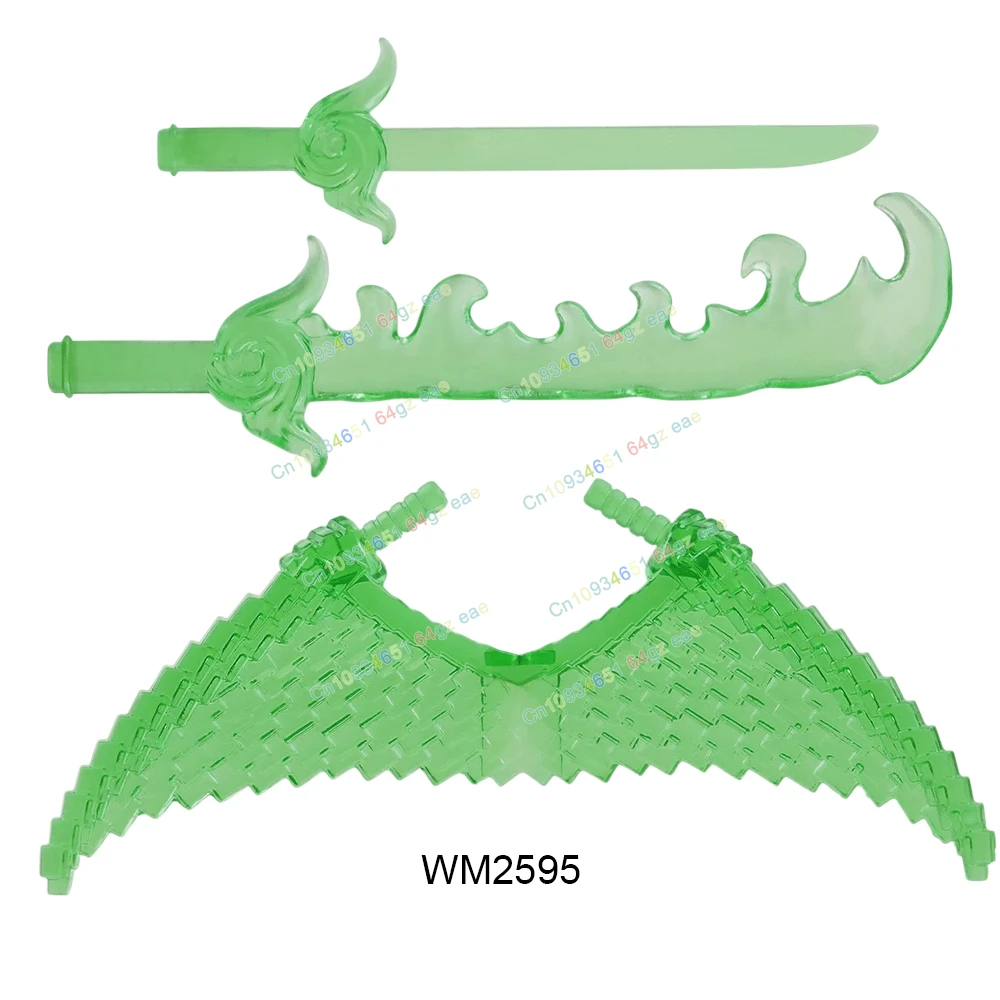 حار أنيمي اكسسوارات الطوب جمع التعليمية اللبنات هدية الكريسماس لعب للأطفال WM6167 WM2592 WM2593 WM2594