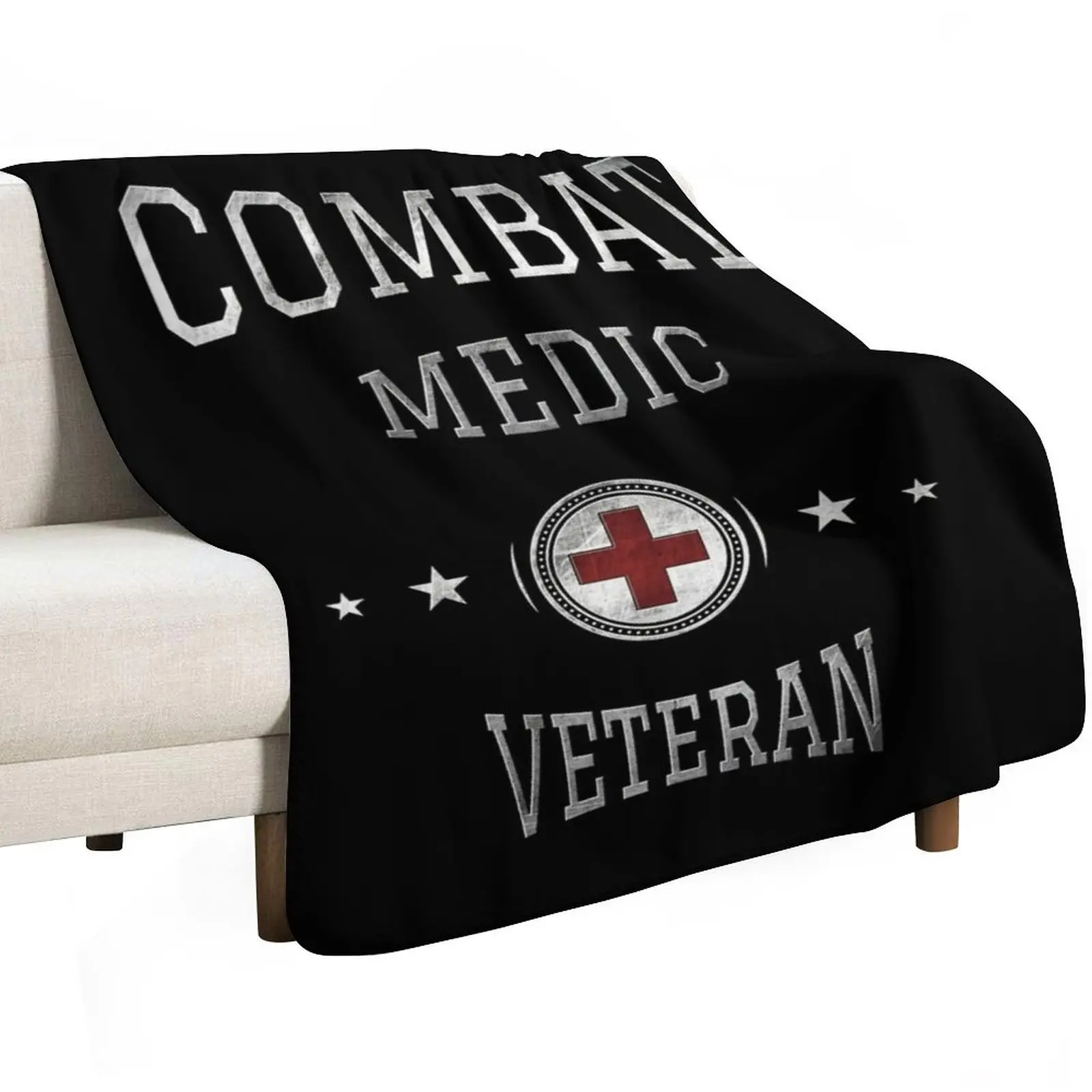

Combat Medic Veteran Throw Blanket Beach Luxury Designer Softest Summer Beddings Blankets