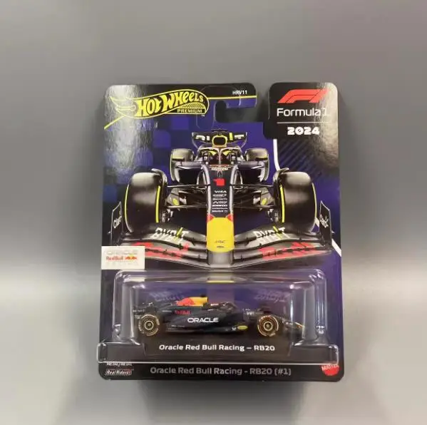 Véritable Hot Wheels Premium voiture formule 1 1:64 moulé sous pression F1 Red Bull Racing BWT Alpine Money véhicules modèle garçons jouets cadeau d'anniversaire