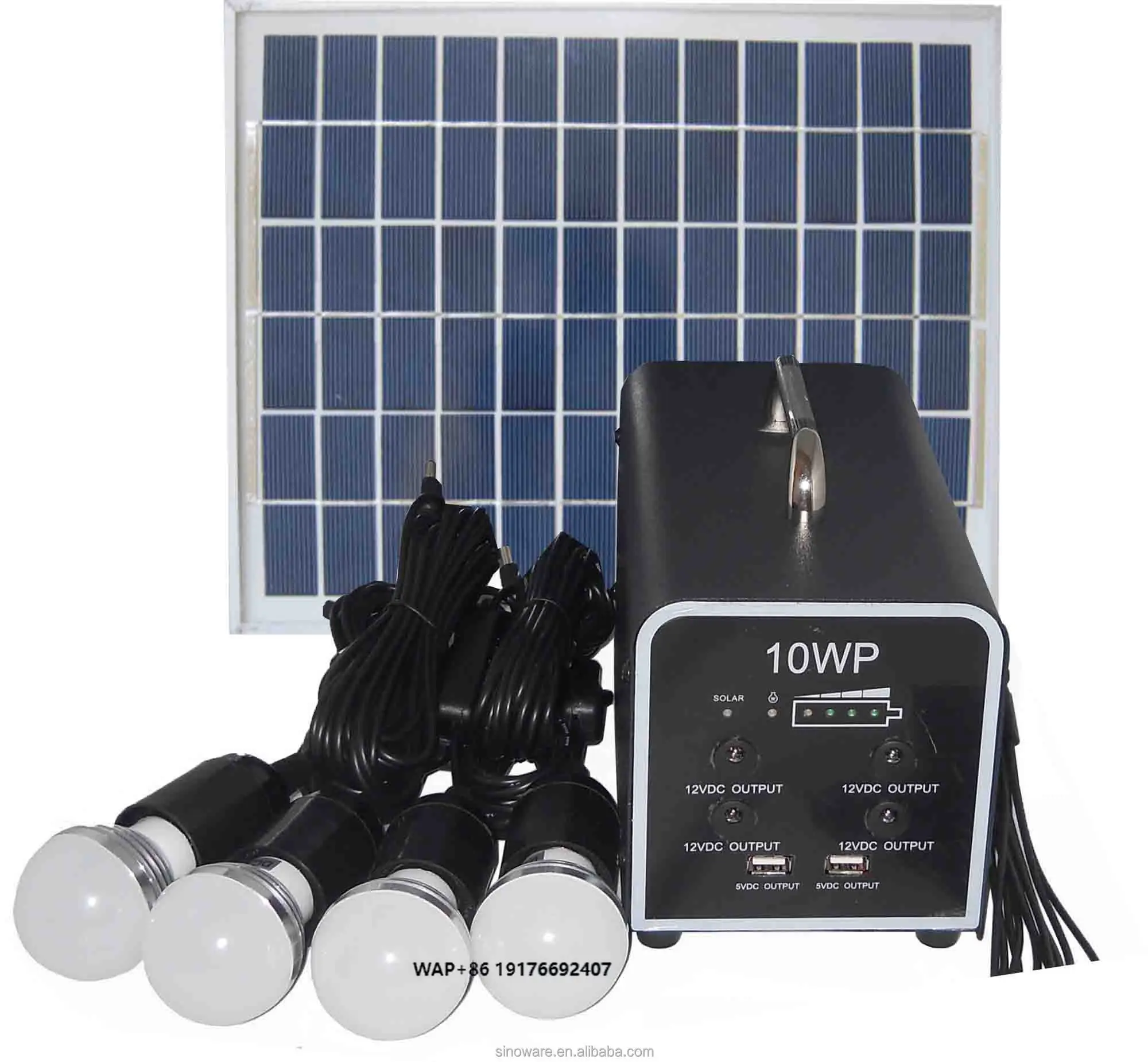 Solar Generator with 10w Soar Panel for off Gird Home Indoor Renewable Energy