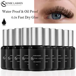 SENSE LASHES 10pcs Premium Adhesive Make Lashes Dried After Eyelash Extensions Glue Suitable for All Eyelash Extension
