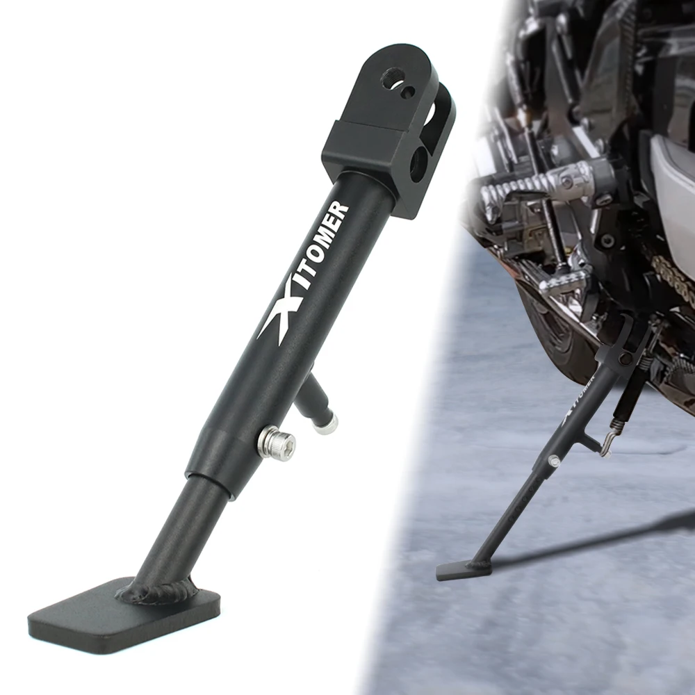 

Motorcycle Adjustable Kickstand Sidestand Holder Parking Rack Support Foot Fit For BMW S1000RR 2018-2025 S1000R 2021-2025