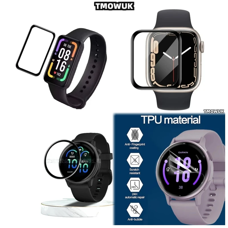 

Static-Free Screen Protector For Garmin Vivoactive 5 6 Samsung Fit 2 3 Huawei Watch D FIT2 Redmi Watch5 Lite - Attractiveness