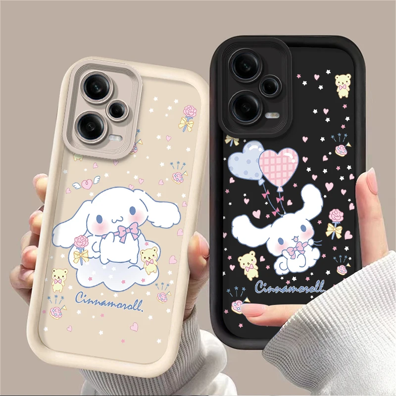 سانريو سينامورول جراب هاتف لشاومي ريدمي نوت 13 14 14S 12 11 برو بلس 5G 12S 11S 10s 10 9 ريدمي 14C 13C 12C 12 4G A3 A3X