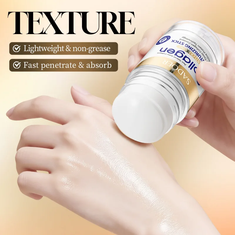 

40G Collagen Hand Foot Cream Stick Brighten Moisturize Exfoliating Cracked Heel Repair Deep Hydration for Dry Feet Long Protect