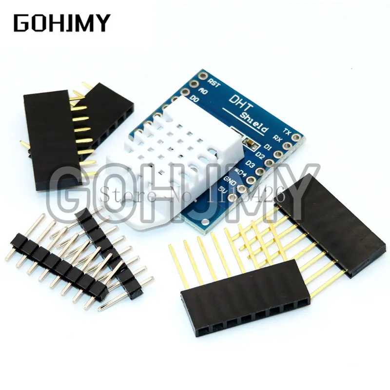 DHT22 Pro Shield for WEMOS D1 mini DHT22 Single-bus digital temperature and humidity sensor module sensor / D1 Mini DHT11