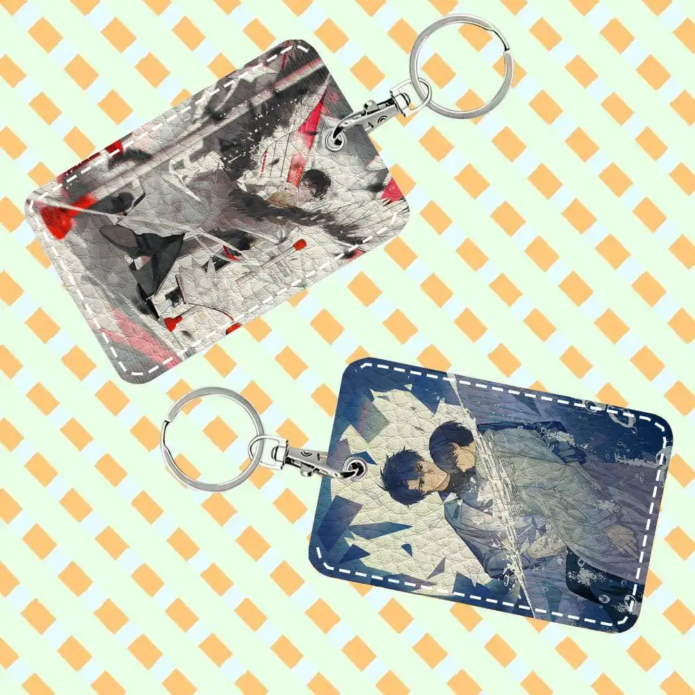 

Кожаный чехол-ключница для карт Anime Omnisciente R-reader V-viewpoint с брелоком и кольцом для ключей