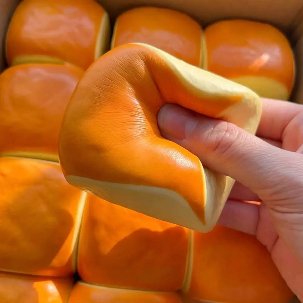Simulation bread Squeeze Taba Squishy Toy Safety and health Food-grade silicone material Squeeze Toy Soft Relief Slow Toys