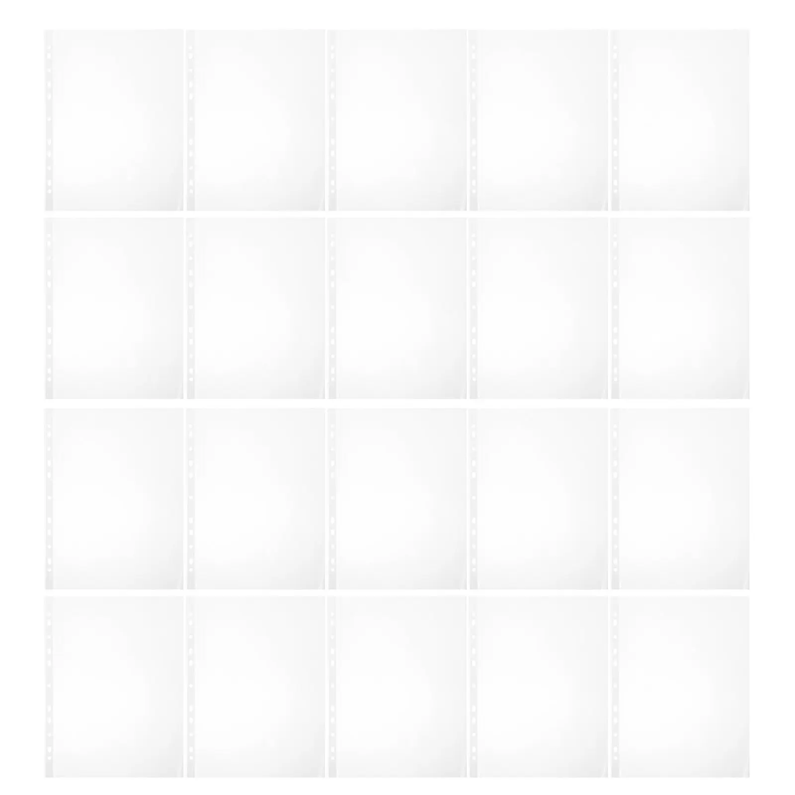 100pcs-transparent-file-bags-race-bib-display-vinyl-protector-sheets-11-holes-clear-binder-sleeves-marathon-running-number
