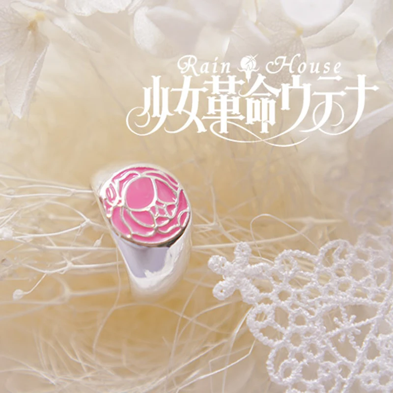 Anime Tenjo Utena Cosplay Ring Unisex Verstelbare Opening Paar Ringen Sieraden Accessoires Geschenken