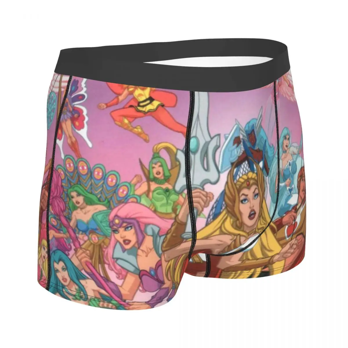 Characters Man's Boxer Briefs Underpants She Ra Princess of Power Glimmer Adventure Cartoon Highly Breathable Gift Idea