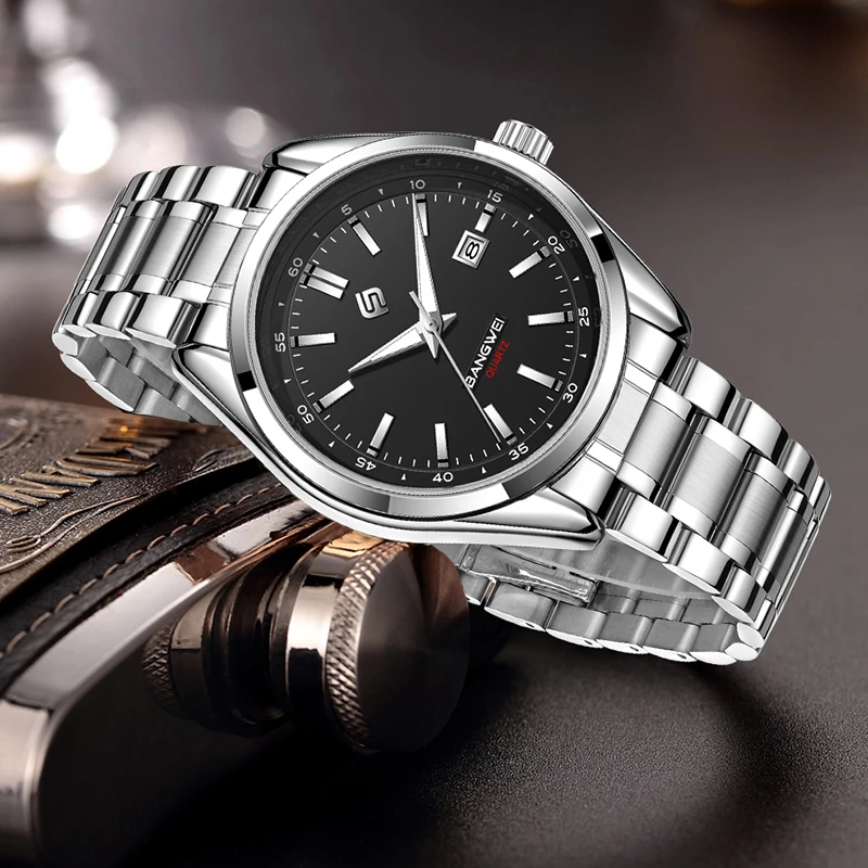 2025 Nuovo LIGE Orologio di lusso Business Orologio maschile impermeabile Data luminosa Orologio da uomo al quarzo militare in acciaio inossidabile reloj hombre