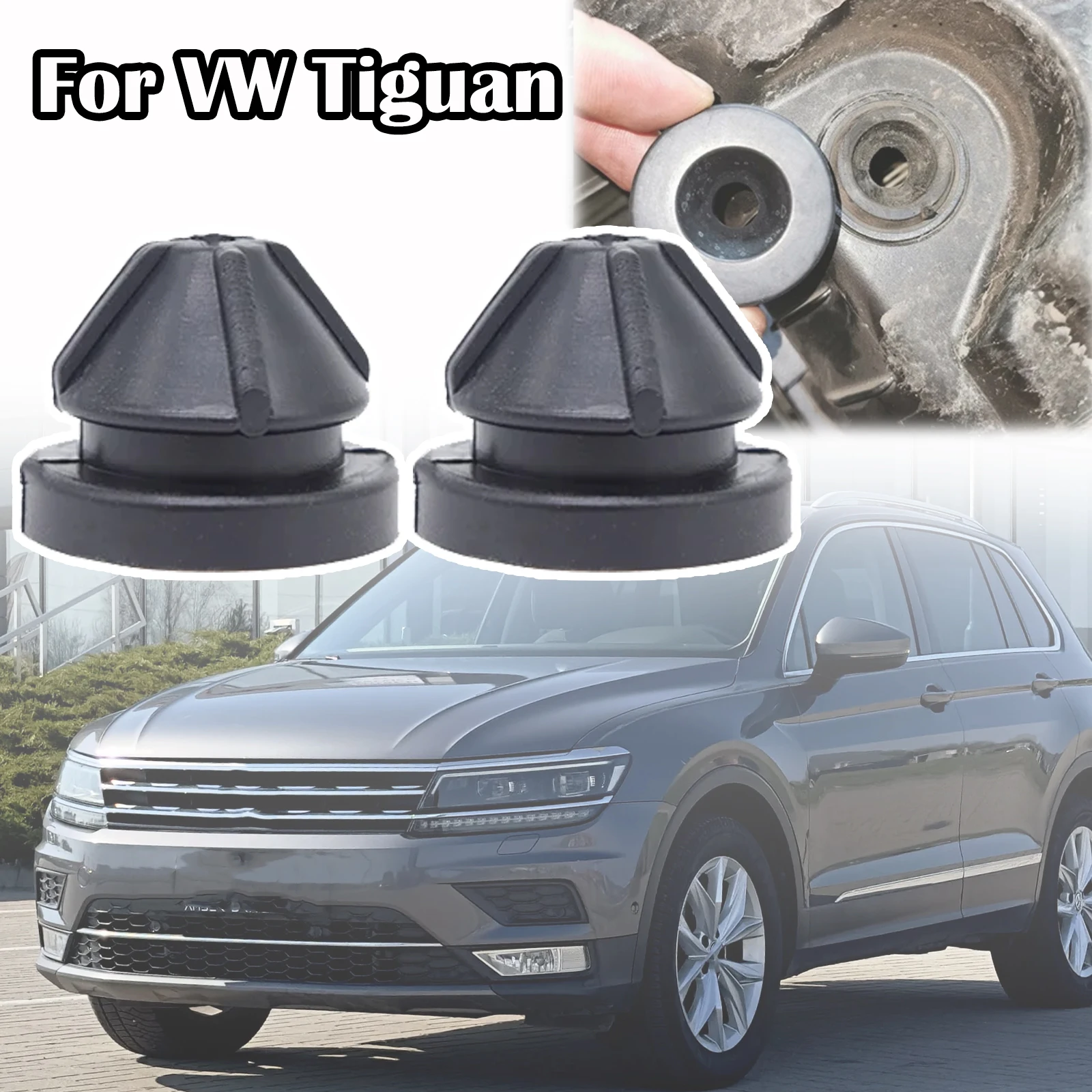 For VW Tiguan BW AD Diesel Engine Air Intake Filter Grommet Cushion Rubber Buffer 07C133588P 2022 2021 2020 2019 2018 2017 2016