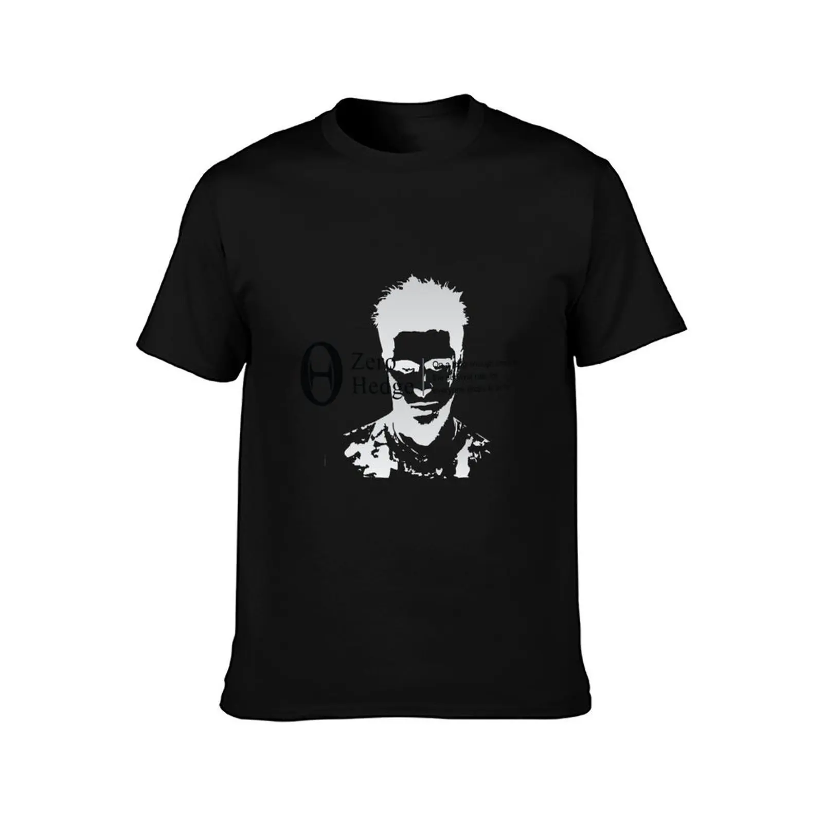 Zerohedge Tyler Durden Logo T-Shirt Summer Casual Cotton Tee Oversized Streetwear Tops Vintage Graphic Print 100% Cotton