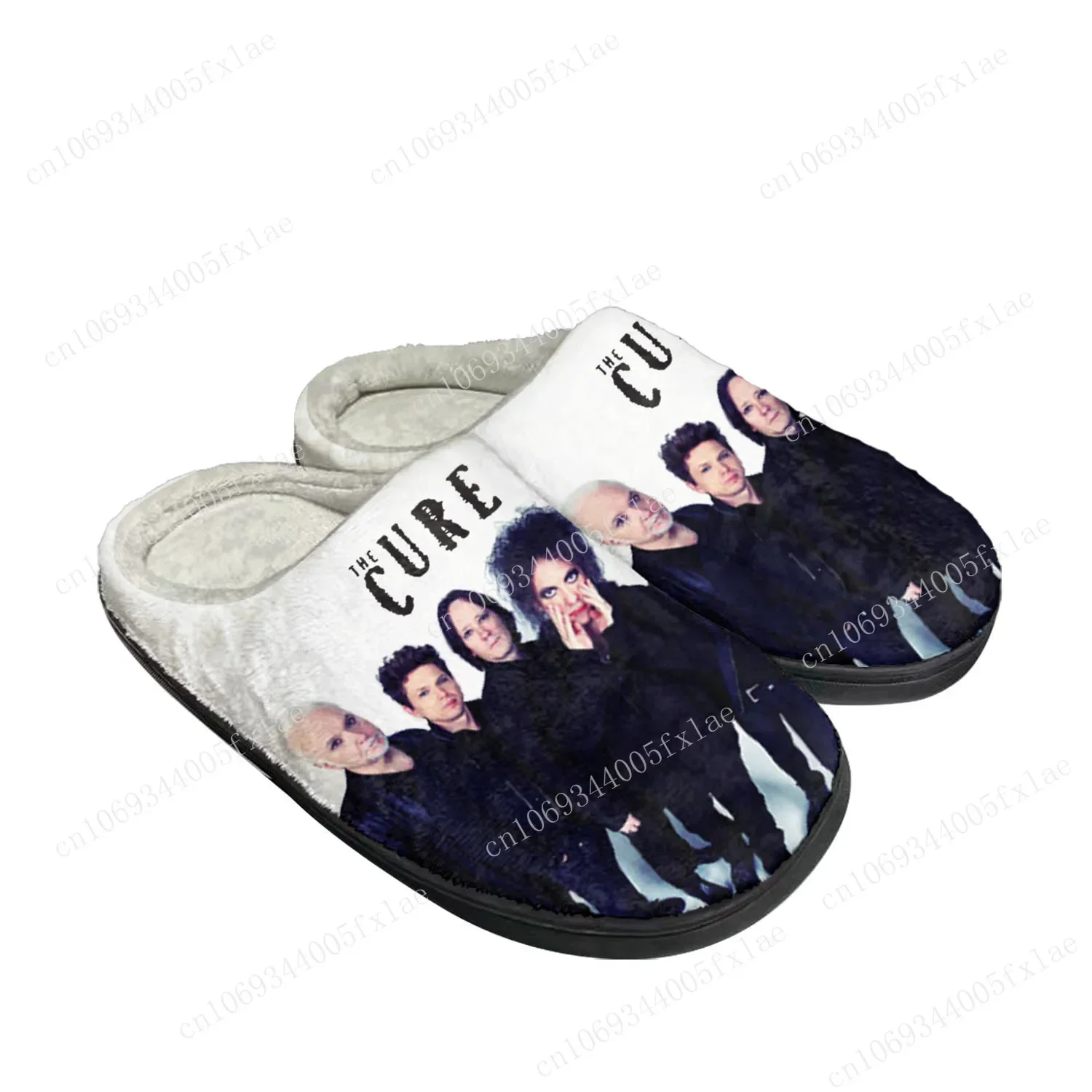 

Cure Rock Band The Robert Smith Home Cotton Custom Slippers Mens Womens Sandals Plush Bedroom Keep Warm Shoe Thermal Slipper