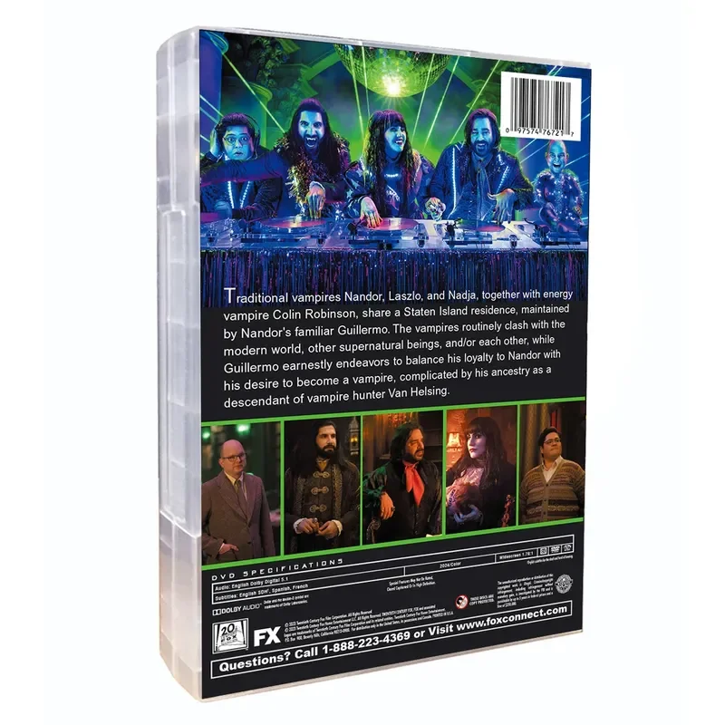 Vampire Life Seasons 1-6 What We Do in the Shadows 12-Disc DVD English Version