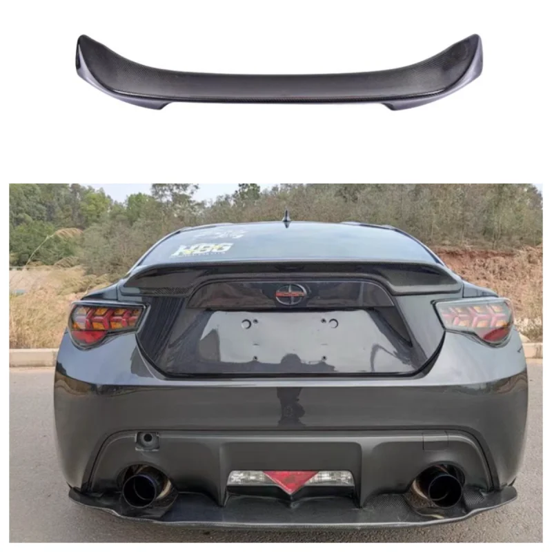 For TOYOTA ZA86 GR86 For Subaru BRZ ABS Real Carbon Fibre  Spoiler REAR WING TRUNK LIP SPOILERS High Quality 2013-2017