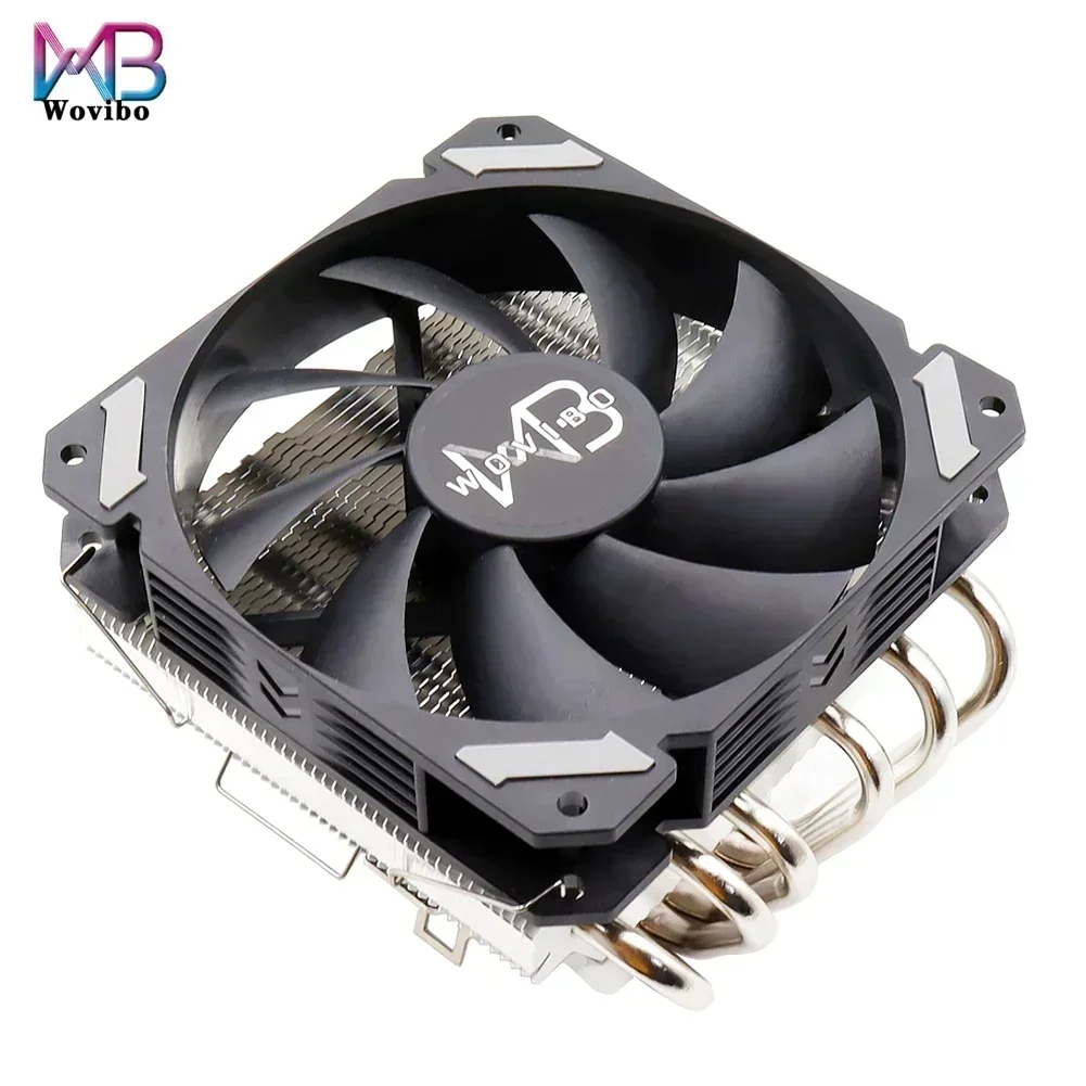 6 Heatpipes CPU Cooler Fan Low Profile Radiator Ultra Slim 4Pin PWM LGA 115X 1200 1700 2011 V3 X79 X99 AM3 AM4 120mm CPU Cooling