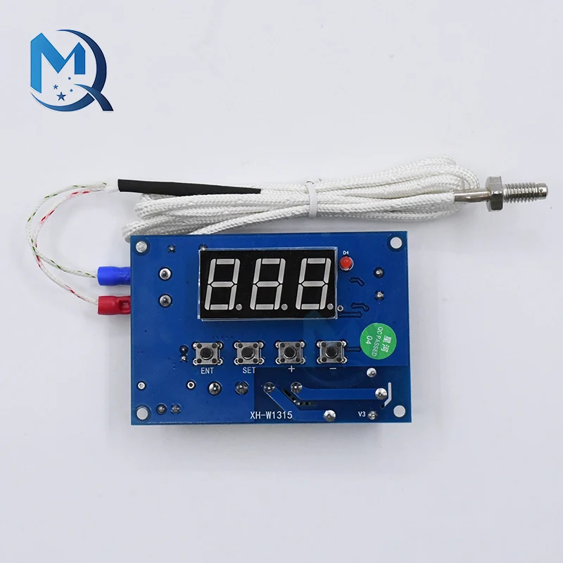XH-W1315 12V High Temperature Digital Temperature Controller K-Type Thermocouple Temperature Control Board -30~999 Relay
