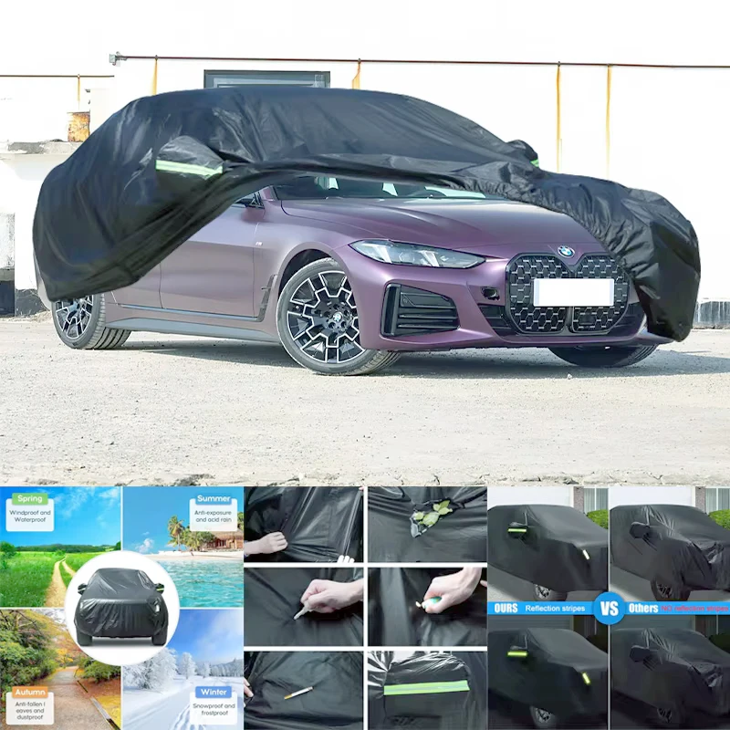 

For BMW 4 Series All-Weather Car Covers 6-in-1 Waterproof Dustproof UV Proof Snowproof Scratch Resistant Protection