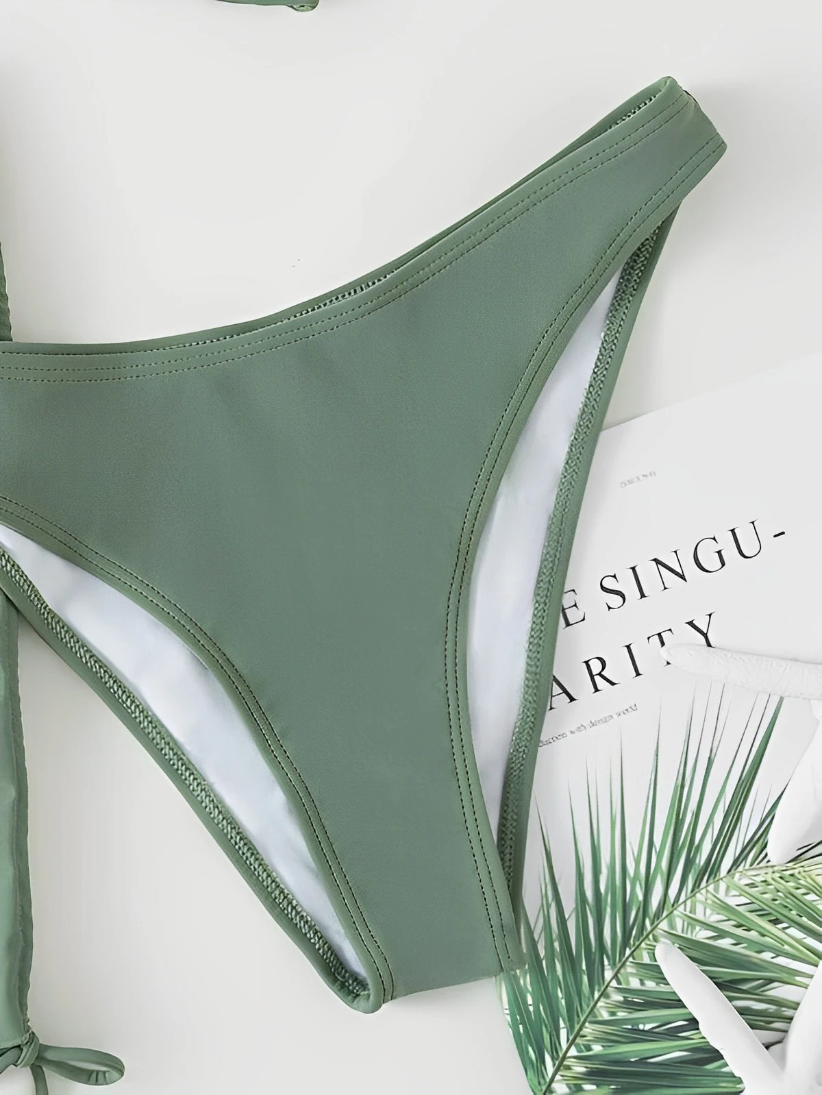 3 Pieces Padded Bikini 2025 Women & Drawstring Skirt Solid Swimsuit Sexy Swimwear Female Bathers Bathing Swimming Swim Suit