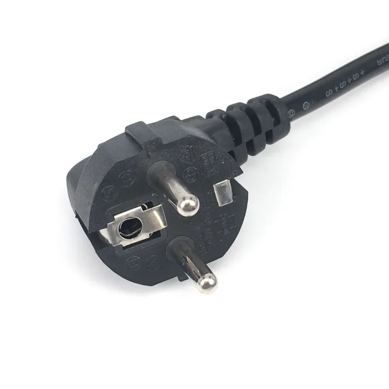 EU European AC Power Cord Euro IEC C5 Power Extension Cable 1.2m 1.5m Power Cable For Notebook Laptop PC Computer Monitor image 2