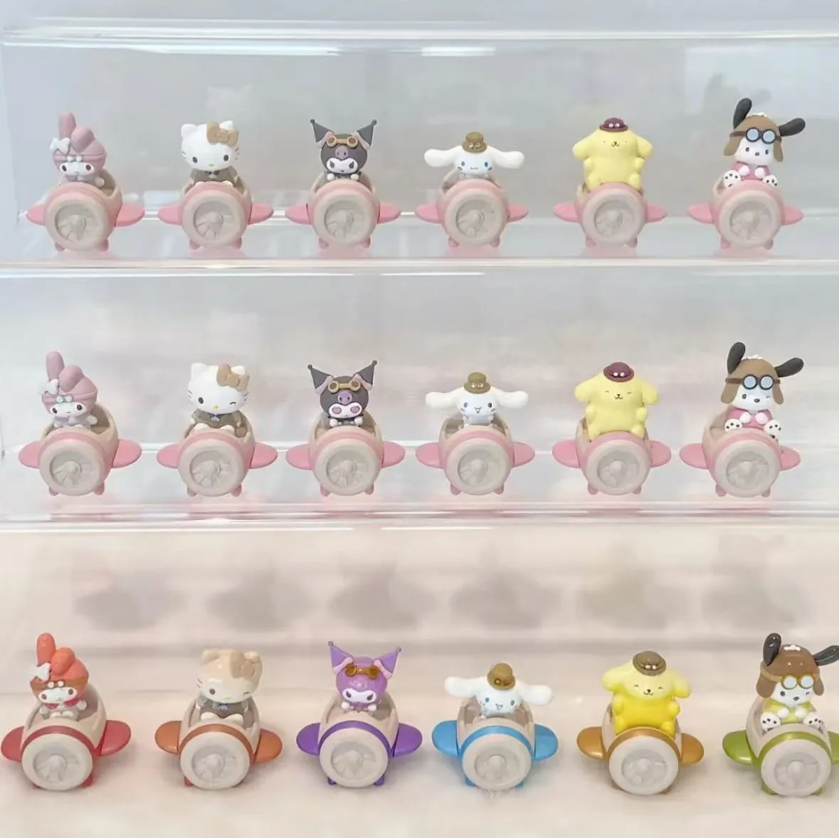 حقيقي سانريو الأسرة عصر البخار سلسلة صندوق أعمى التراص كورومي Pochacco الحلي الصغيرة الاتجاه الزخرفية اللعب هدية عيد ميلاد #3