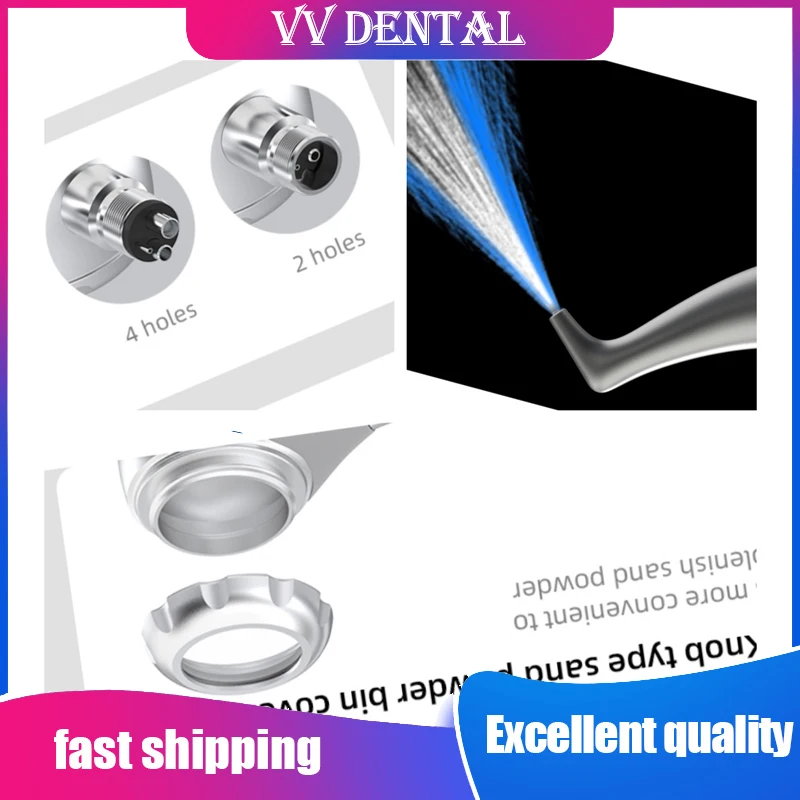 

Стоматологический аппарат VV Dental Air Prophy 2/4 Holes для полировки зубов, отбеливания, очистки и полировки зубов водным потоком, для лабораторий