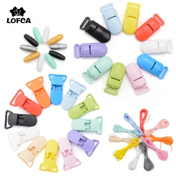LOFCA 10 pçs/lote Moda Plástico 20mm jóias criação clipe Pingente colar acessórios clipes para Colar Acessórios de Jóias