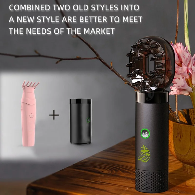 2026 New Arabic Aroma Diffuser USB Car Portable Electric Incense Burner Bakhoor Arabia Charcoal Burner Big Size Burning Space