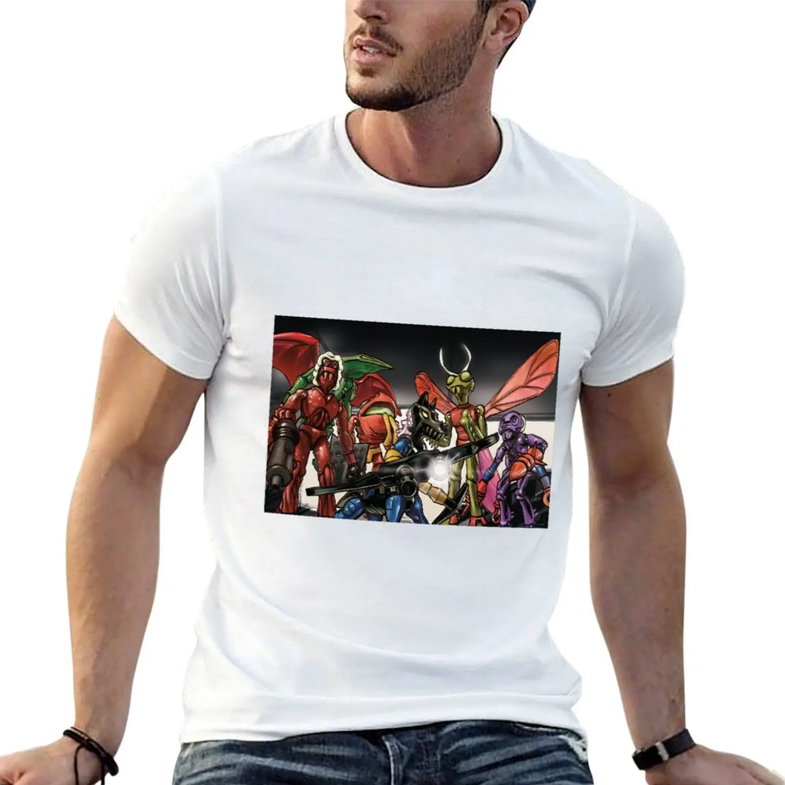 

Aliengers T-Shirt t shirts for man graphic funny cotton t shirts man 100% T-Shirt