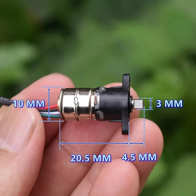 Mini Tiny 10mm Planetary Gear Stepper Motor Micro 2-Phase 4-Wire Gear Reduction Stepping Motor DIY Robot Monitor