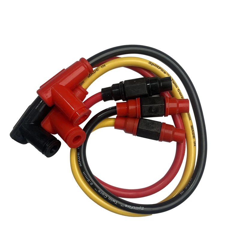 Universal Motorcycle Ignition Coil Spark Plug Iridium Power Cable For Dirt Bike Go Kart ATV Scooter Moped Yamaha Kawasaki image 2
