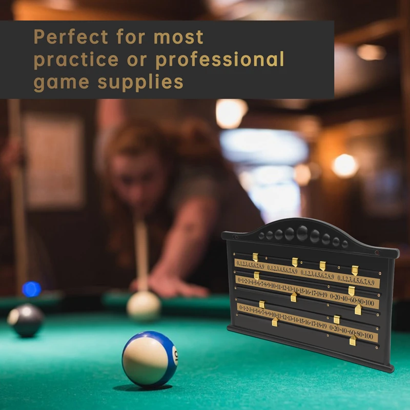 Billiards Scoreboard Snooker Score Recorder Billiard Club Game Recording Board Calculation Number Billiards Accessories