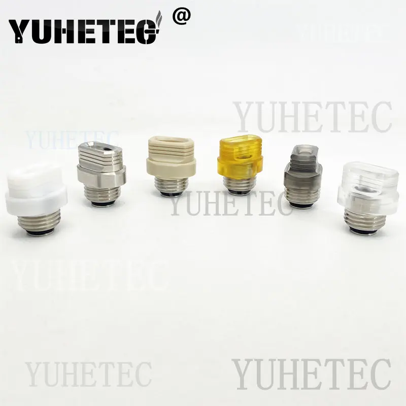 1ชิ้นปลายหยดสแตนเลส/Peek/Pei/เหล็กทั้งหมด/กล่องแท่งสูบ MVP อุปกรณ์เสริมตัวทำละอองถัง BB