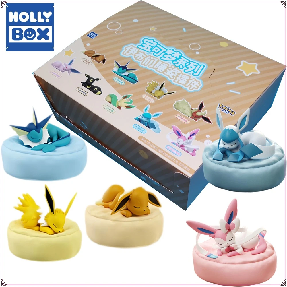 

Новая оригинальная коробка HOLLY BOX Pokemon слепая коробка для сна, серия мультфильмов, изысканная подвижная модель, декоративные игрушки, подарки-сюрпризы