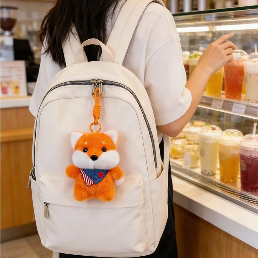 Amusing Dressed Cartoon Foodie Animal Soft Multicolor Cartoon Stuffed Small Size Cartoon Design Keychain Gifts